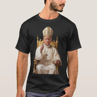 Trump als vatikanischer Kirchenpapst Vatikan Chris T-Shirt