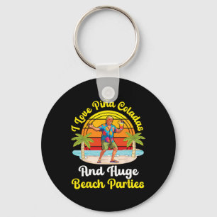 Trump am Strand Ich liebe Pina Coladas und riesige Schlüsselanhänger