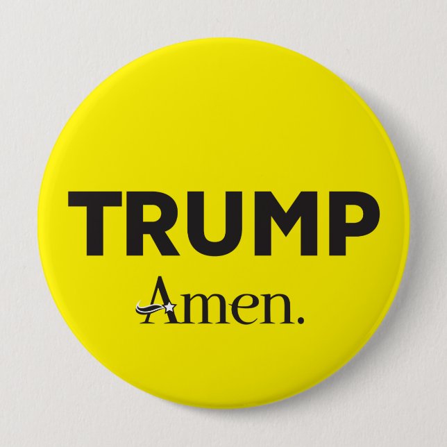 Trump Amen Button (Vorderseite)