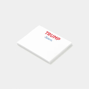 Trump Amen Post-it Klebezettel