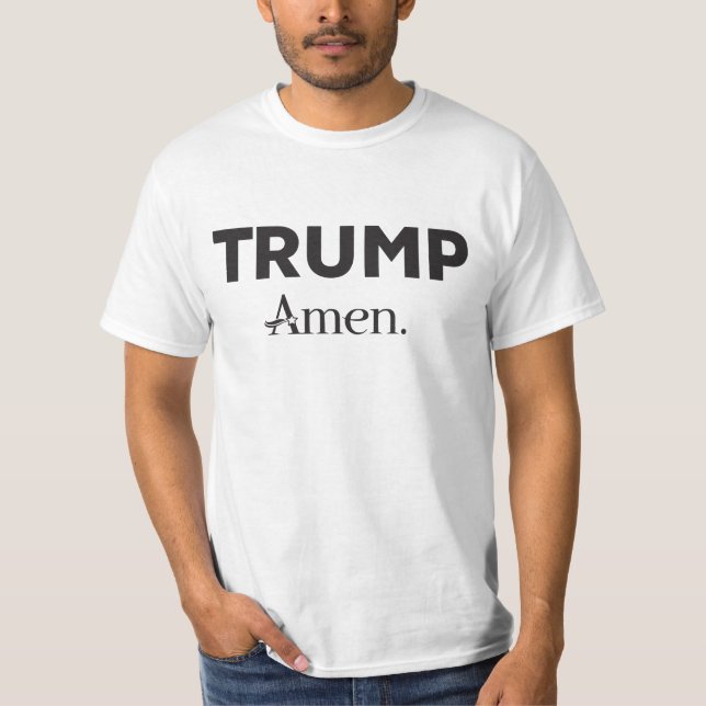 Trump Amen T-Shirt (Vorderseite)