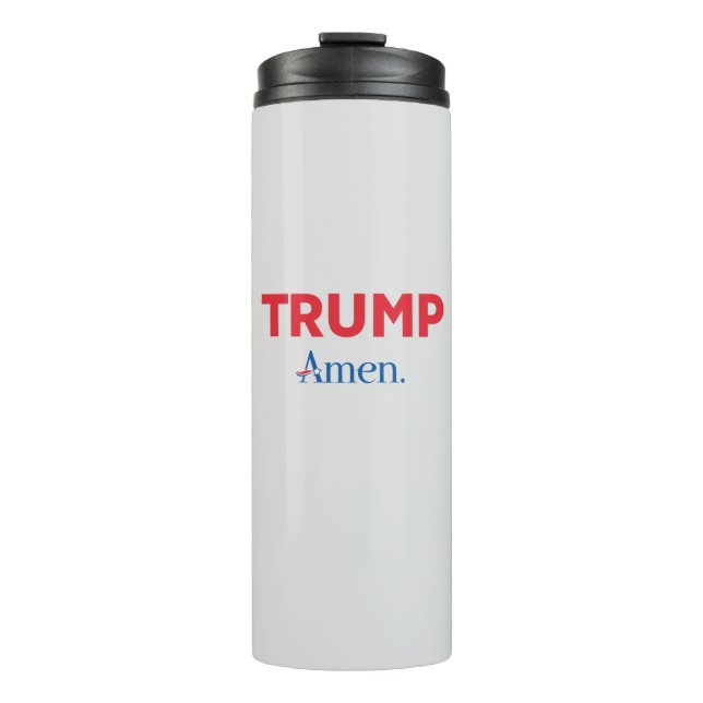 Trump Amen Thermosbecher (Vorderseite)
