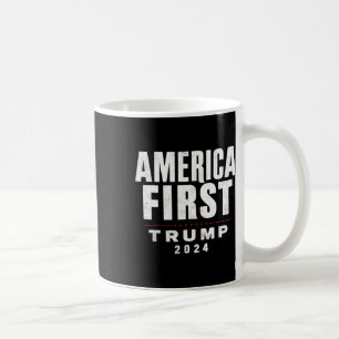Trump America First Der Präsident gelingt dagegen Kaffeetasse