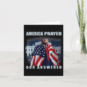 Trump America Prayed God Answered Karte