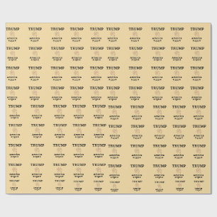 Trump Amerika 250 Personalisierter Name Geschenkpapier