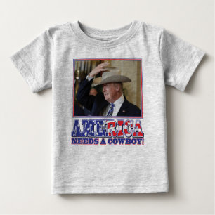 TRUMP-AMERIKA-COWBOY BABY T-SHIRT