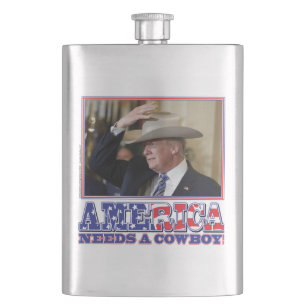 TRUMP-AMERIKA-COWBOY FLACHMANN