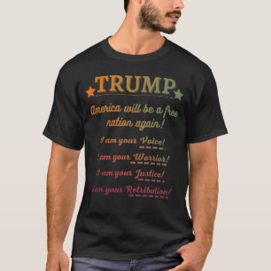 TRUMP-Amerika wird wieder eine freie Nation sein! T-Shirt
