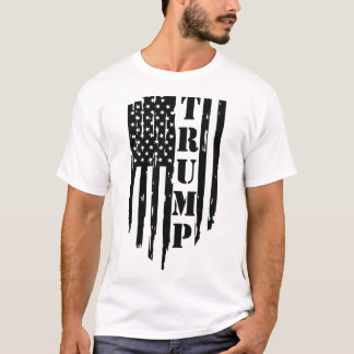 Trump - amerikanische Flagge - T - Shirt der Männe