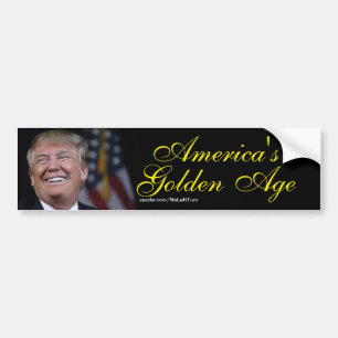 Trump - Amerikas goldenes Zeitalter Autoaufkleber