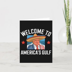 Trump Amerikas Golf-Funny-Trump-Präsident Mexiko Karte