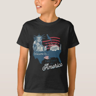 Trump Amerikas Golf-Mexiko-Funny Trump-USA-Flagge T-Shirt