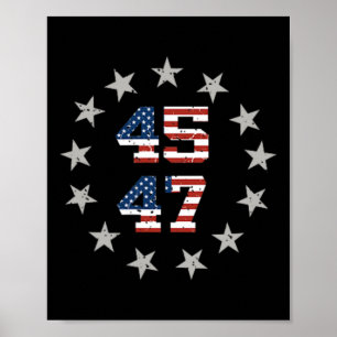 Trump Amerikas Golf-Mexiko Präsident Trump 45 47 Poster