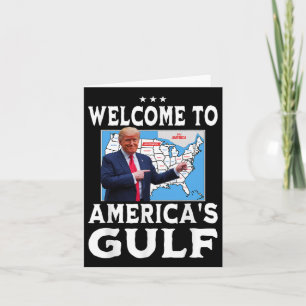 Trump Amerikas Golf-Mexiko-Präsident Trump Golf A Karte