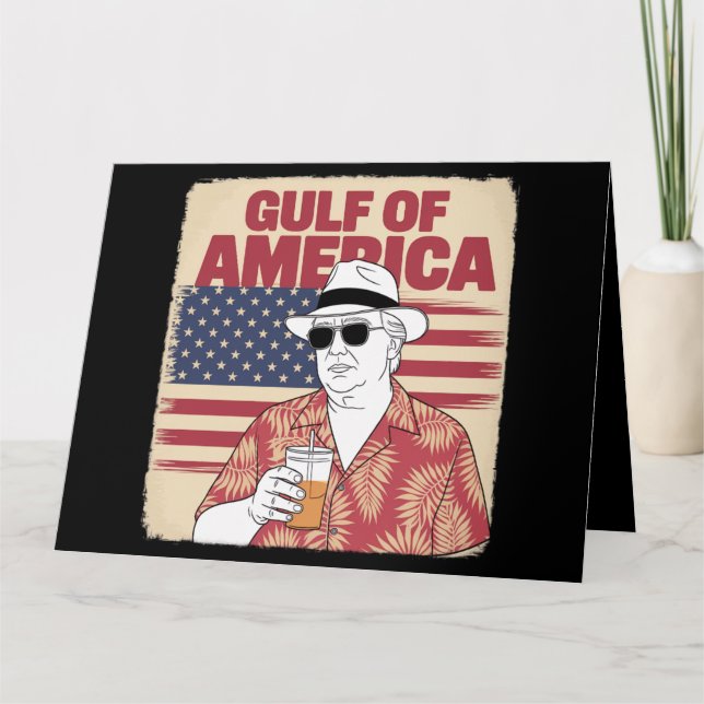 Trump Amerikas Golf-Mexiko-Präsident Trump Karte (Vorderseite)