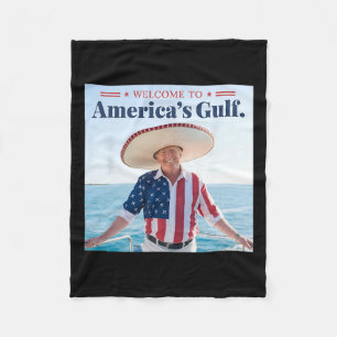 Trump Amerikas Golf-Mexiko-Präsident Trump Somber Fleecedecke