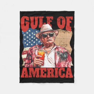 Trump Amerikas Golf-Mexiko-Präsident Trump Somber Fleecedecke