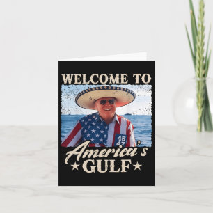 Trump Amerikas Golf-Mexiko-Präsident Trump Somber Karte