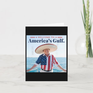 Trump Amerikas Golf-Mexiko-Präsident Trump Somber Karte