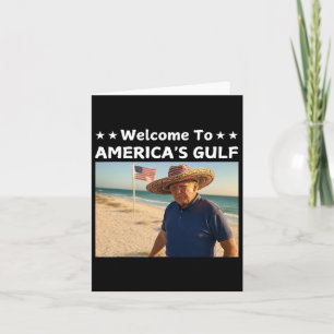 Trump Amerikas Golf-Mexiko-Präsident Trump Somber Karte