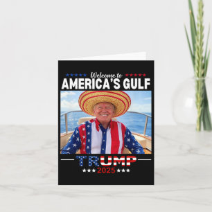 Trump Amerikas Golf-Mexiko-Präsident Trump Somber Karte
