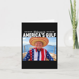 Trump Amerikas Golf-Mexiko-Präsident Trump Somber Karte