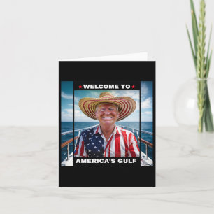 Trump Amerikas Golf-Mexiko-Präsident Trump Somber Karte