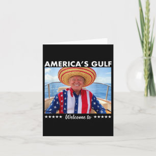 Trump Amerikas Golf-Mexiko-Präsident Trump Somber Karte