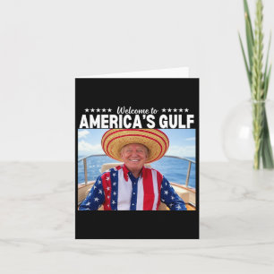 Trump Amerikas Golf-Mexiko-Präsident Trump Somber Karte