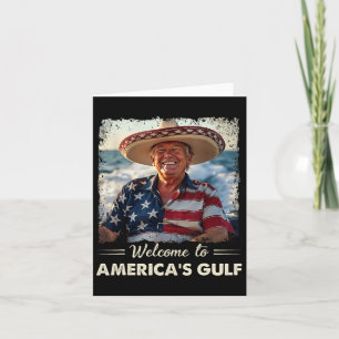Trump Amerikas Golf-Mexiko-Präsident Trump Somber Karte