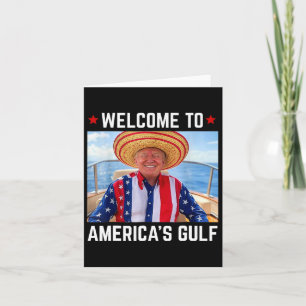 Trump Amerikas Golf-Mexiko-Präsident Trump Somber Karte