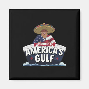 Trump Amerikas Golf-Mexiko-Präsident Trump Somber Magnet
