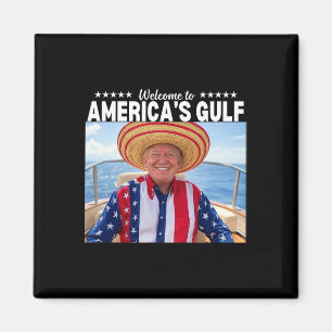 Trump Amerikas Golf-Mexiko-Präsident Trump Somber Magnet