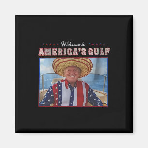 Trump Amerikas Golf-Mexiko-Präsident Trump Somber Magnet