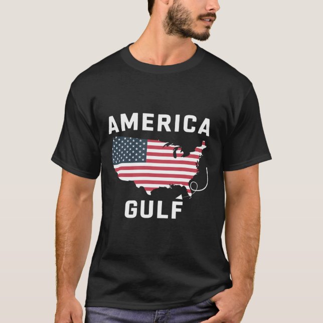 Trump Amerikas Golf-Mexiko rückt uns wieder auf di T-Shirt (Vorderseite)