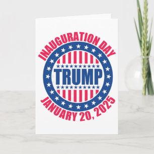 Trump Amtseinführungstag 2025 USA Patriotisch Janu Karte