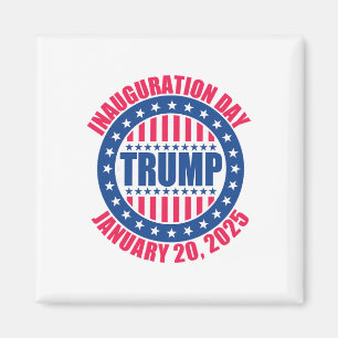 Trump Amtseinführungstag 2025 USA Patriotisch Janu Magnet
