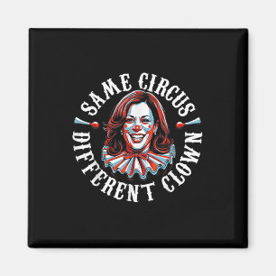 Trump Anti Kamala Harris denselben Zirkus Differen Magnet