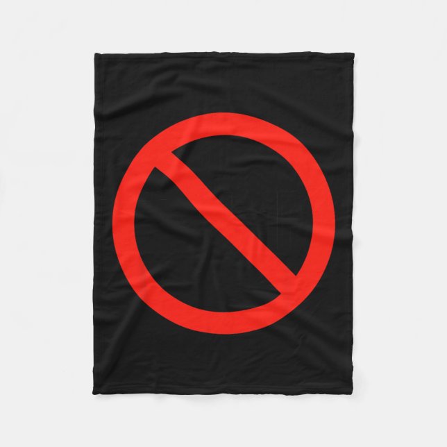 Trump - Anti Trump Fleecedecke (Vorderseite)