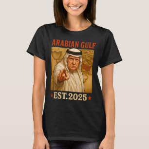 Trump Arabischer Golf 2025 Der sonnige Trump-Golf T-Shirt
