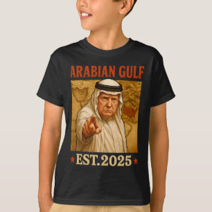 Trump Arabischer Golf 2025 Der sonnige Trump-Golf T-Shirt