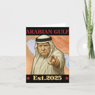 Trump: Arabischer Golf 2025 - Funny Trump Golf of Karte
