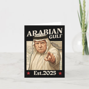 Trump: Arabischer Golf 2025 - Funny Trump Golf of Karte