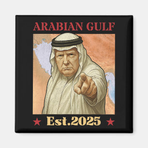 Trump: Arabischer Golf 2025 - Funny Trump Golf of Magnet