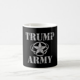 Trump Armee 47. US-Präsident Vintage Retro Kaffeetasse
