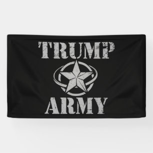 Trump Army 47. US-Präsident Vintag Retro Banner