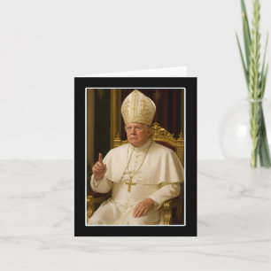 Trump As Vatican Church Pope Trump Funny Vatican C Karte