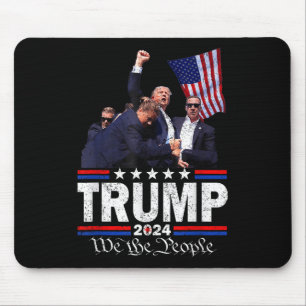 Trump Asination Bloody Ohr Blutung Butler Pa Trum Mousepad