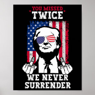 Trump-Attentat Sie haben es zweimal verpasst Niema Poster