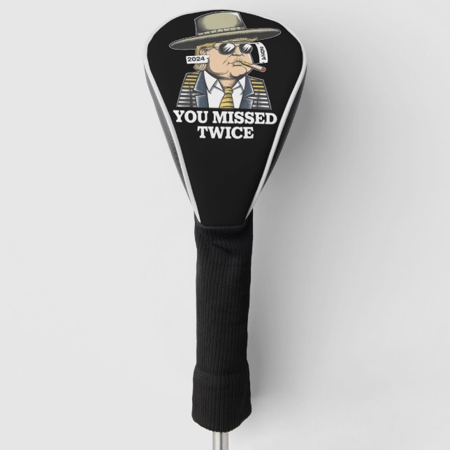 Trump Attentat Versuch Trump 2024 Sie vermisst Golf Headcover (Vorderseite)
